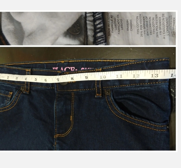 Place Denim Skinny Jeans for Girl's Size 12 Color Blue - Picture 7 of 8
